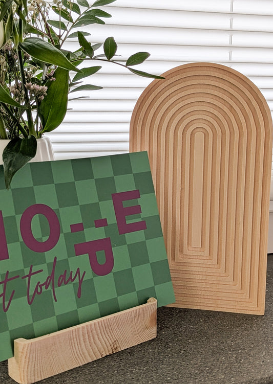 Zirben-Deko Tablett, Zirbenholz