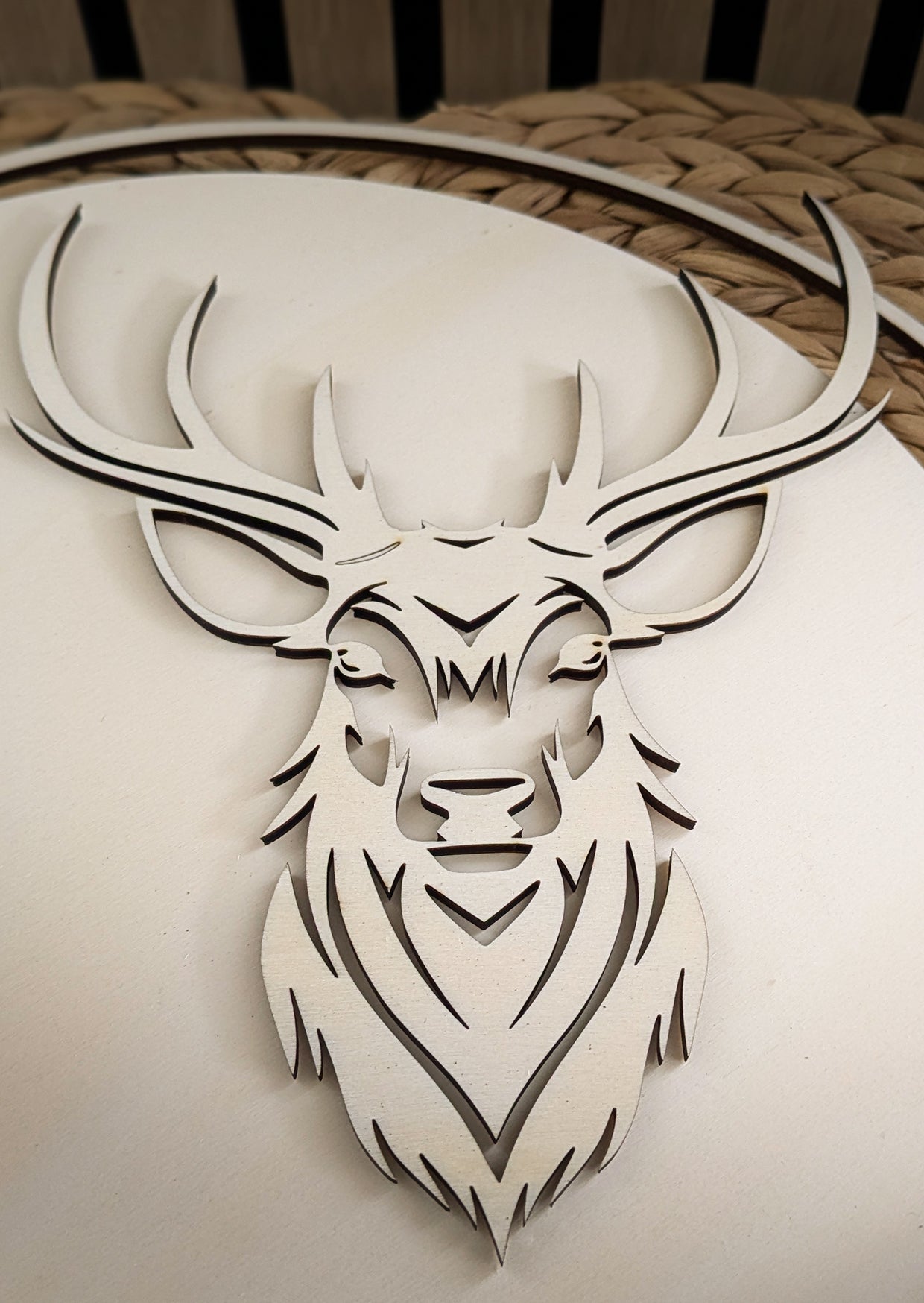 Wanddeko "Ansteckrausch-Hirsch"