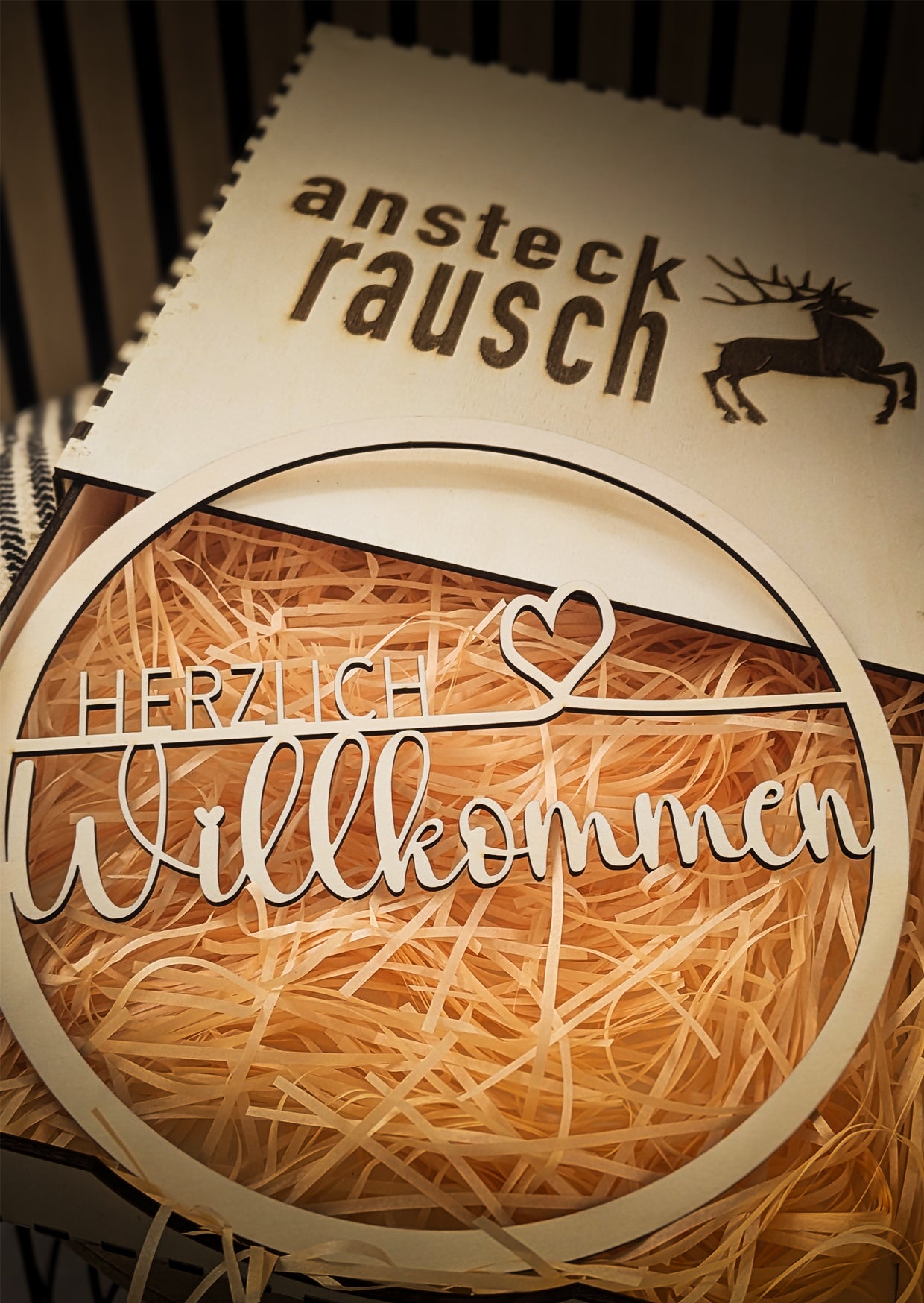 Geschenkbox für Türkranz / Loop