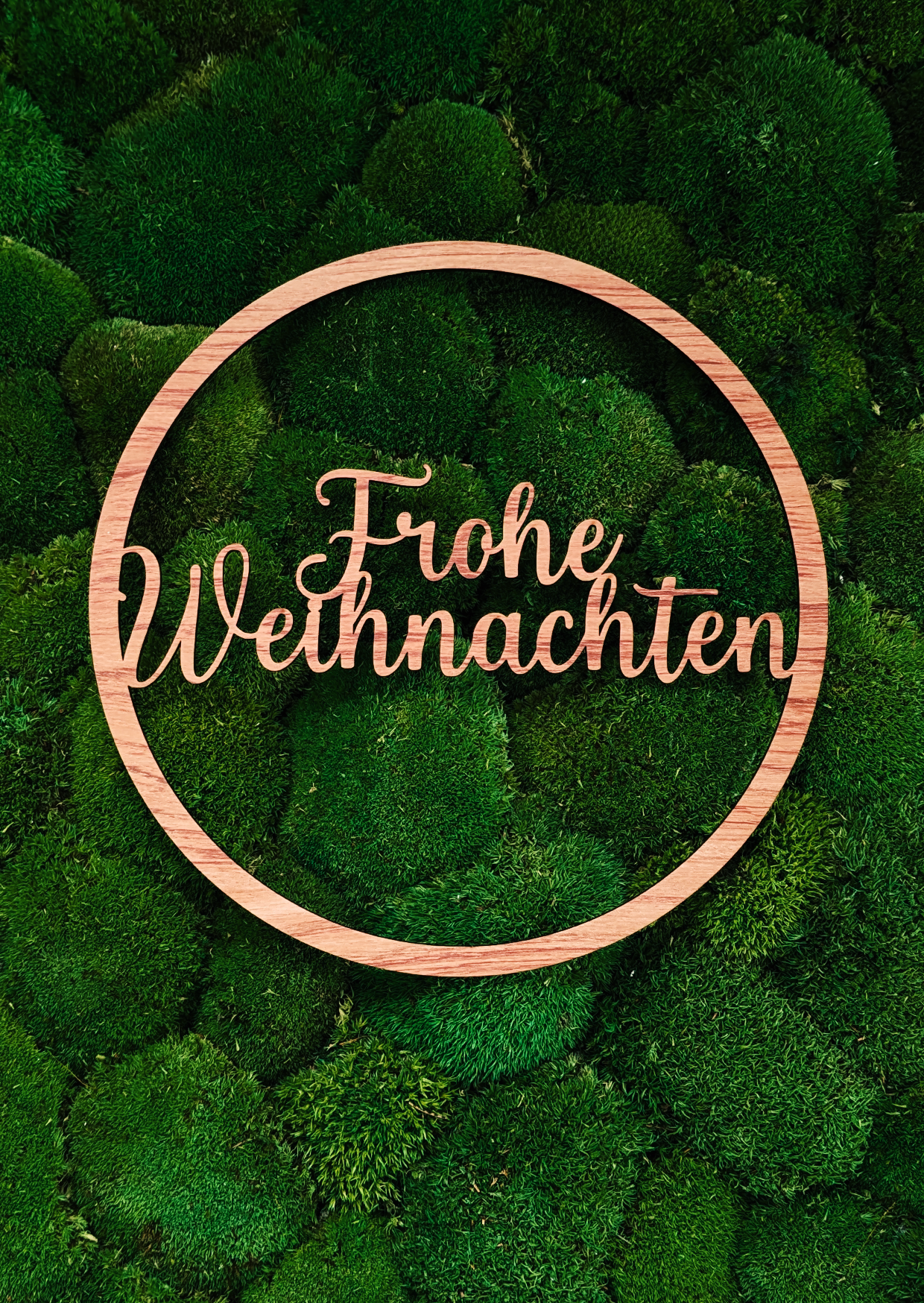 Türkranz, Hoop, Schriftzug "Frohe Weihnachten"