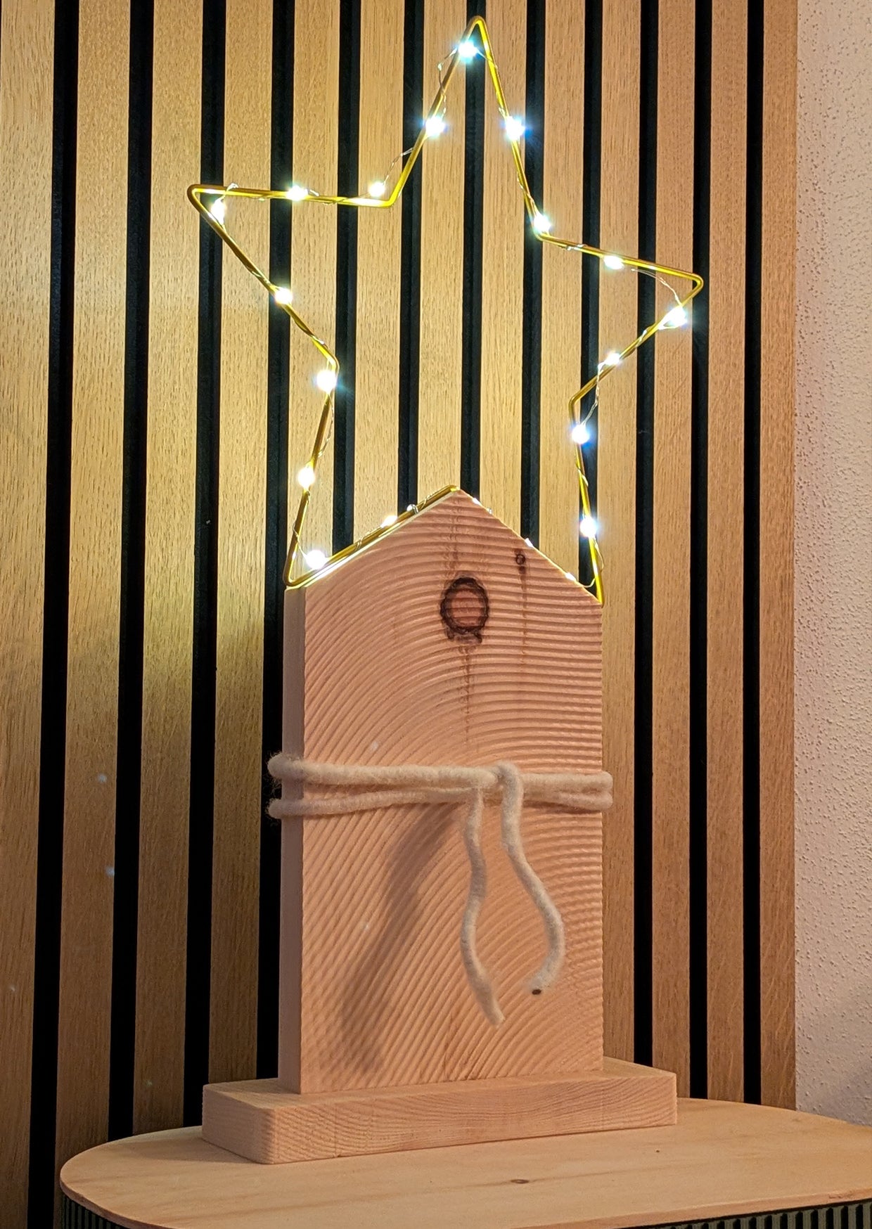 Weihnachtsstern mit LED