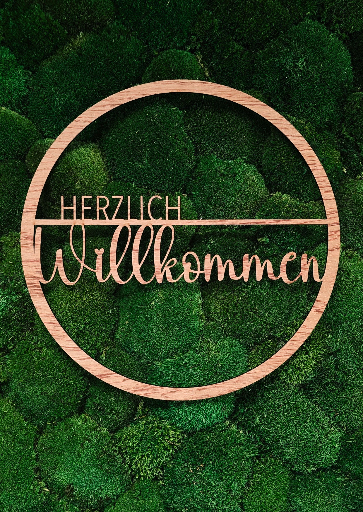 Türkranz, Hoop, Schriftzug "Herzlich Willkomen"