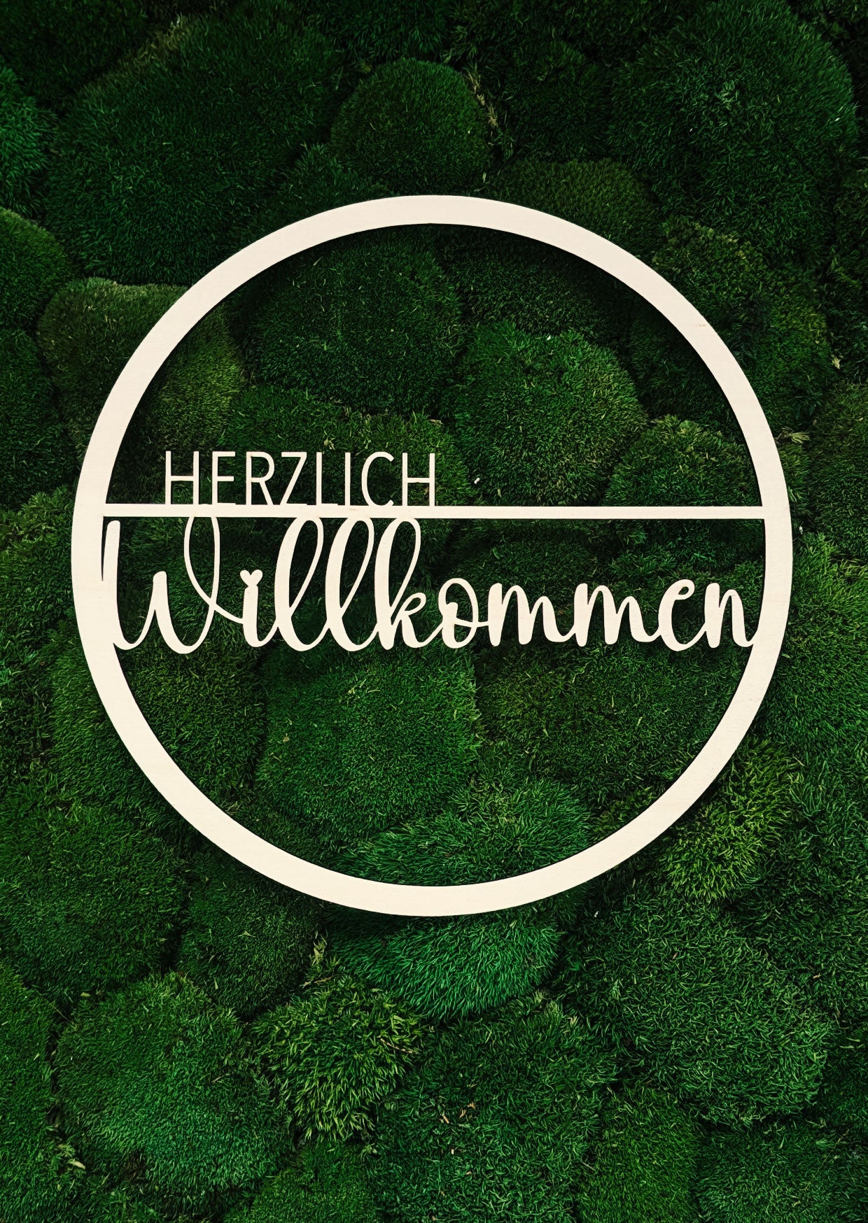 Türkranz, Hoop, Schriftzug "Herzlich Willkomen"